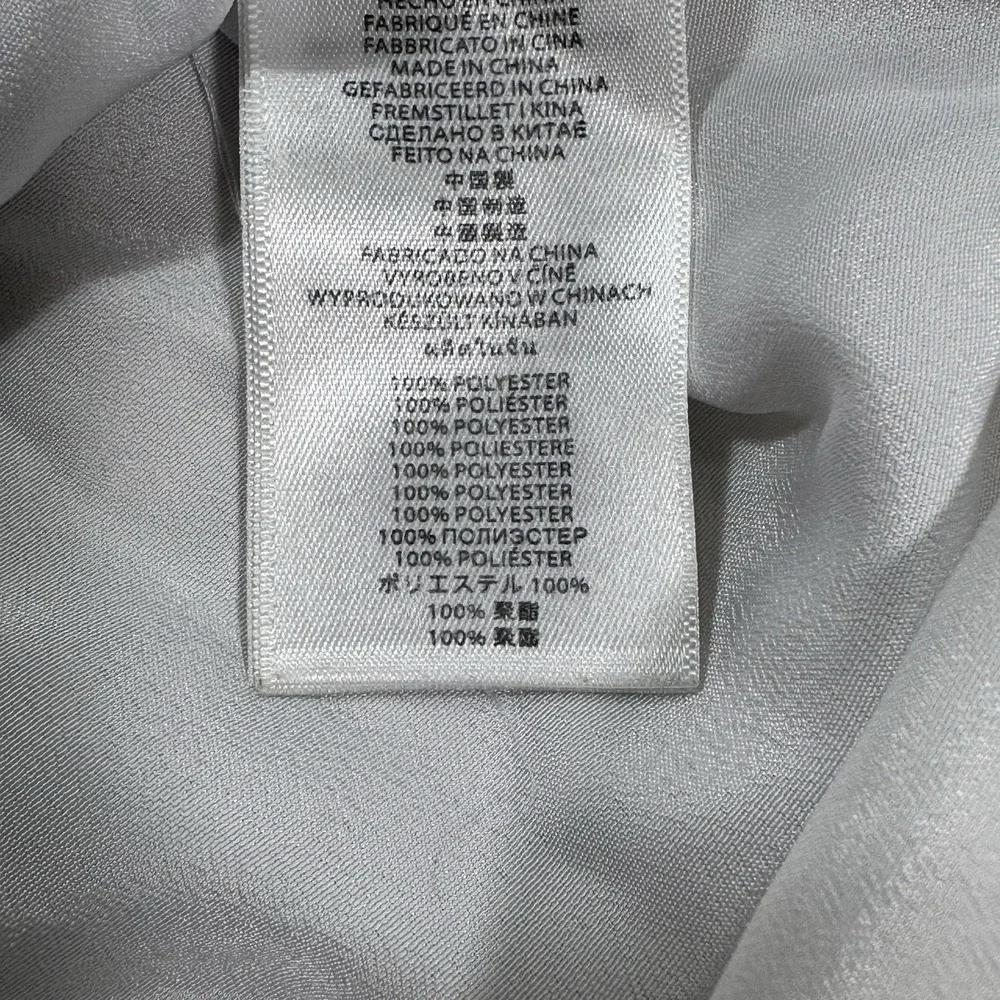 Michael Kors White Pullover V‎ Neck Blouse Pockets Women's Size Medium